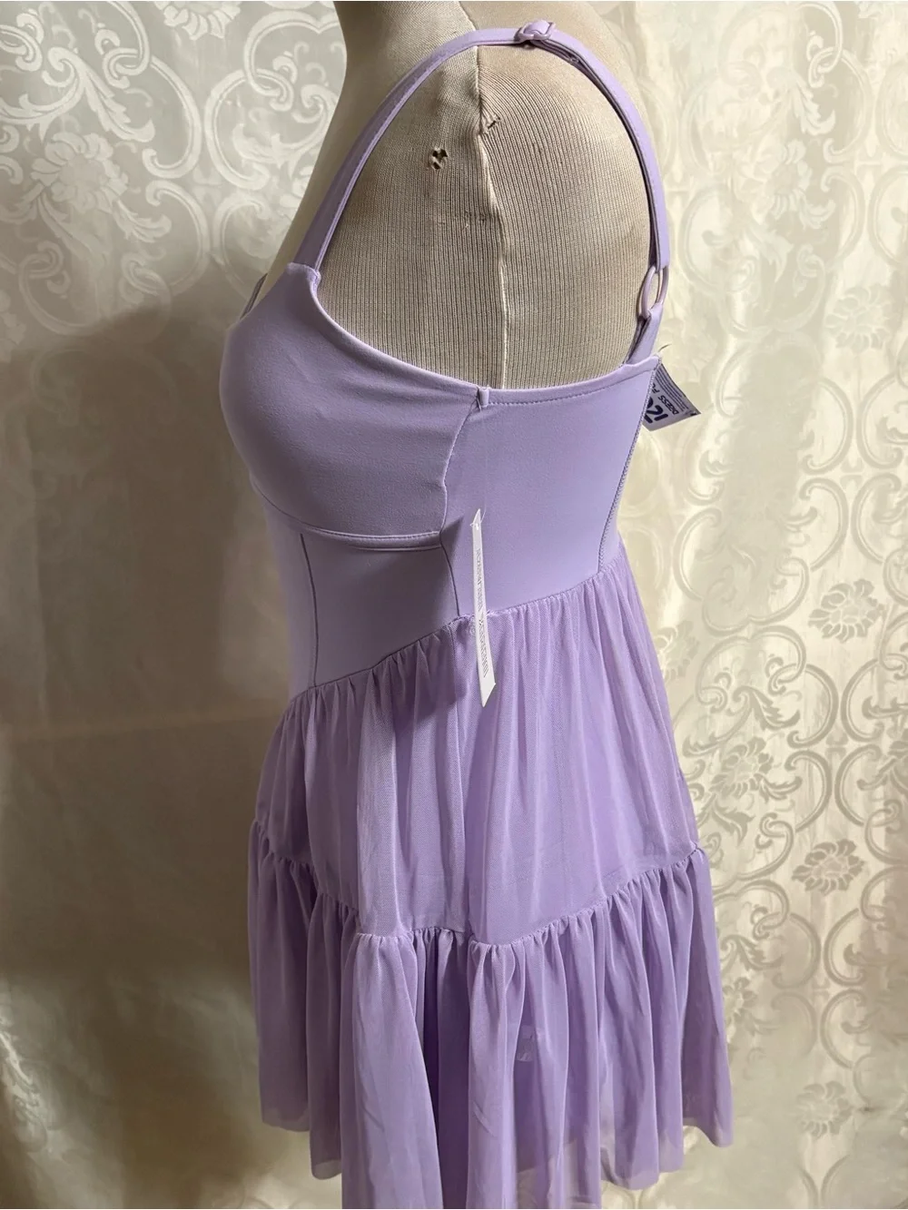 NWT- Derek Geart corset pirouette mini athletic  dress with skirts size m - Picture 4 of 16